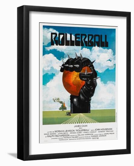 Rollerball, French poster, 1975-null-Framed Art Print