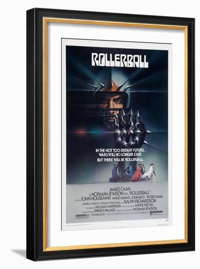 Rollerball, poster, 1975-null-Framed Art Print