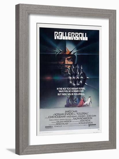 Rollerball, poster, 1975-null-Framed Premium Giclee Print