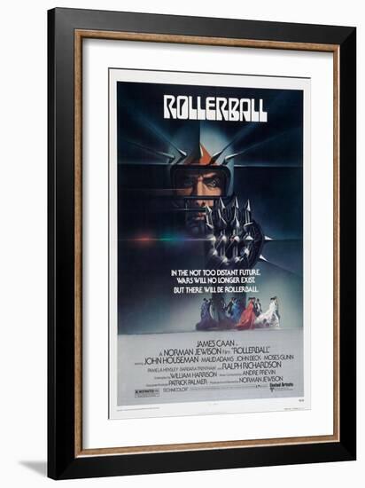 Rollerball, poster, 1975-null-Framed Premium Giclee Print