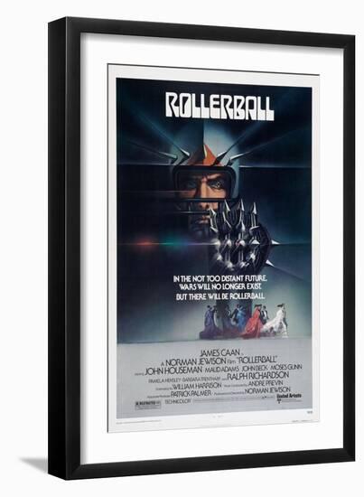 Rollerball, poster, 1975-null-Framed Premium Giclee Print