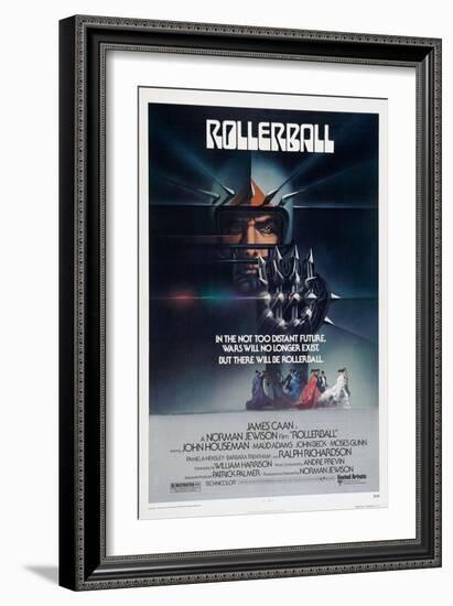 Rollerball, poster, 1975-null-Framed Premium Giclee Print