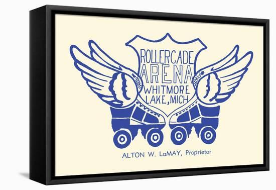 Rollercade Arena-null-Framed Stretched Canvas