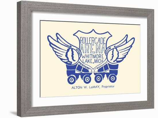 Rollercade Arena-null-Framed Art Print