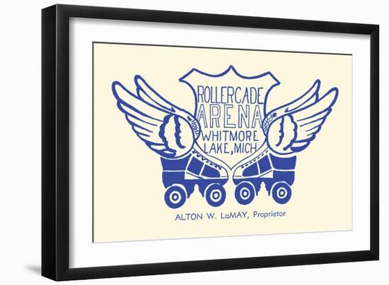 Rollercade Arena-null-Framed Art Print