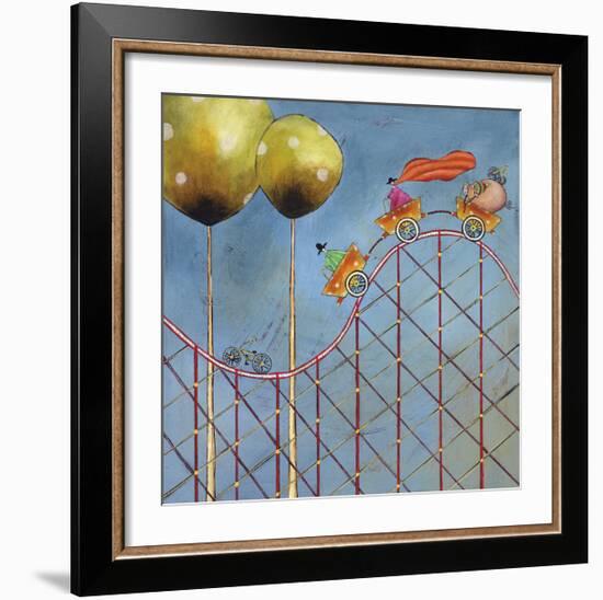 Rollercoaster Joy Ride-Stacy Dynan-Framed Giclee Print