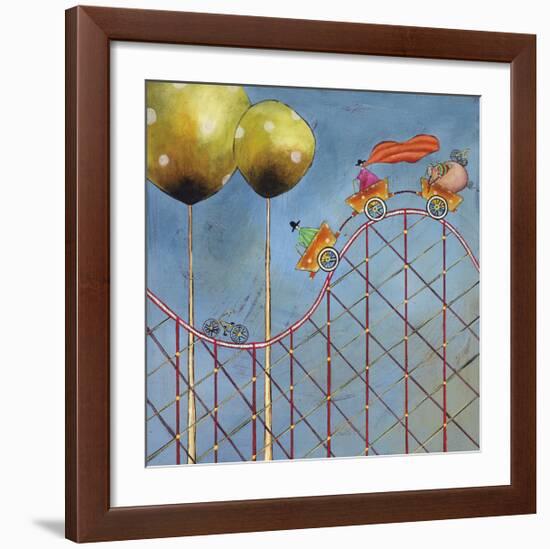 Rollercoaster Joy Ride-Stacy Dynan-Framed Giclee Print