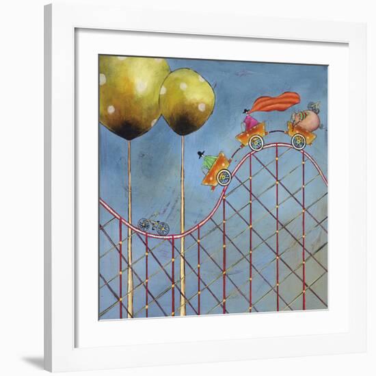 Rollercoaster Joy Ride-Stacy Dynan-Framed Giclee Print