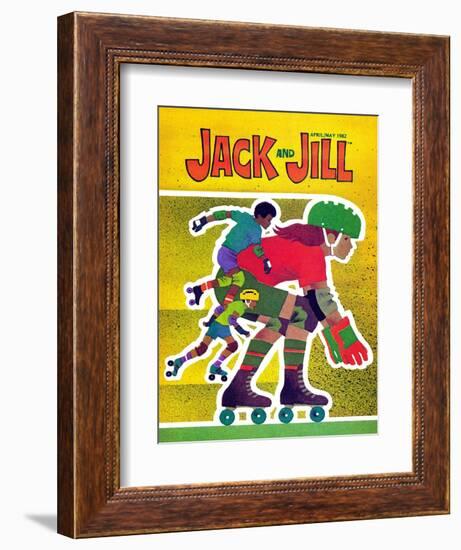 Rollerskating - Jack and Jill, April 1982-Allan Eitzen-Framed Giclee Print