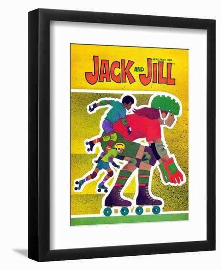 Rollerskating - Jack and Jill, April 1982-Allan Eitzen-Framed Giclee Print