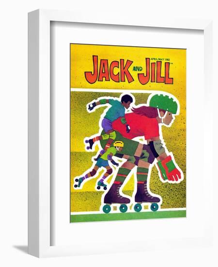 Rollerskating - Jack and Jill, April 1982-Allan Eitzen-Framed Giclee Print