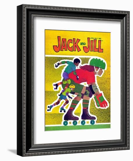 Rollerskating - Jack and Jill, April 1982-Allan Eitzen-Framed Giclee Print