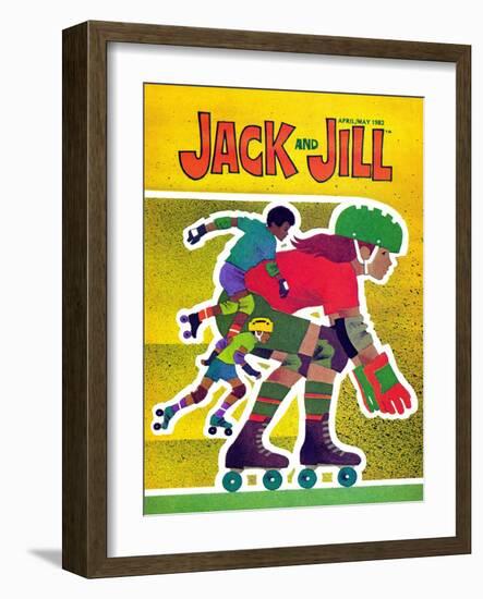 Rollerskating - Jack and Jill, April 1982-Allan Eitzen-Framed Giclee Print