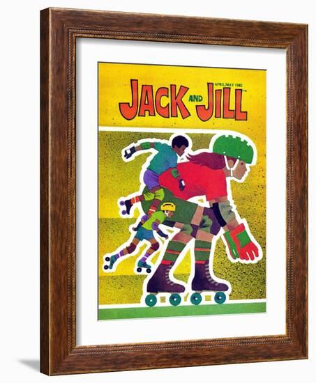 Rollerskating - Jack and Jill, April 1982-Allan Eitzen-Framed Giclee Print