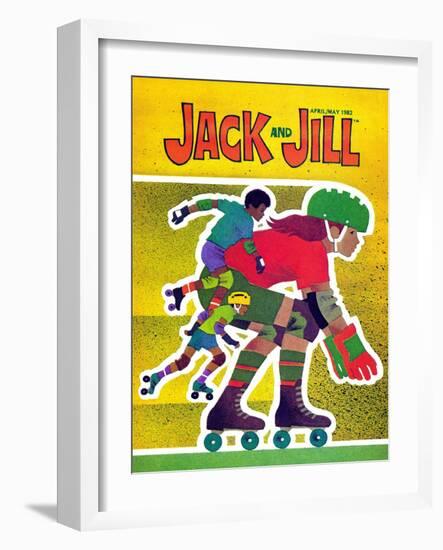 Rollerskating - Jack and Jill, April 1982-Allan Eitzen-Framed Giclee Print