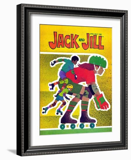 Rollerskating - Jack and Jill, April 1982-Allan Eitzen-Framed Giclee Print