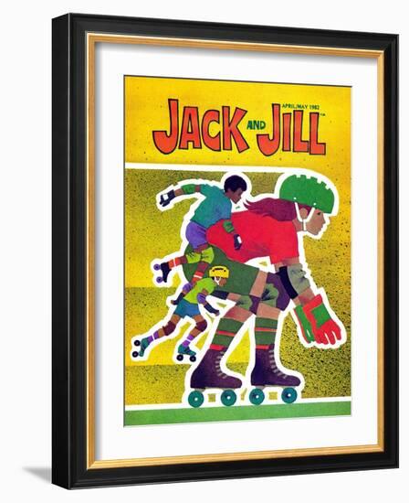 Rollerskating - Jack and Jill, April 1982-Allan Eitzen-Framed Giclee Print