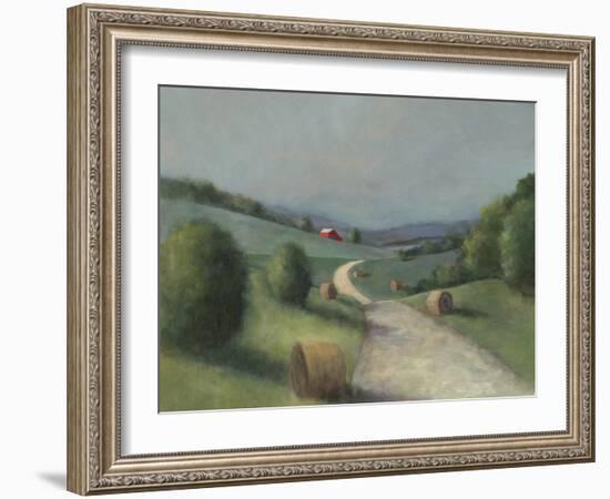 Rolling Farm I-David Swanagin-Framed Art Print