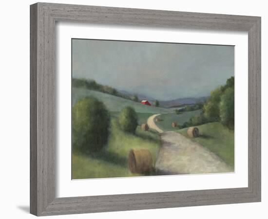 Rolling Farm I-David Swanagin-Framed Art Print