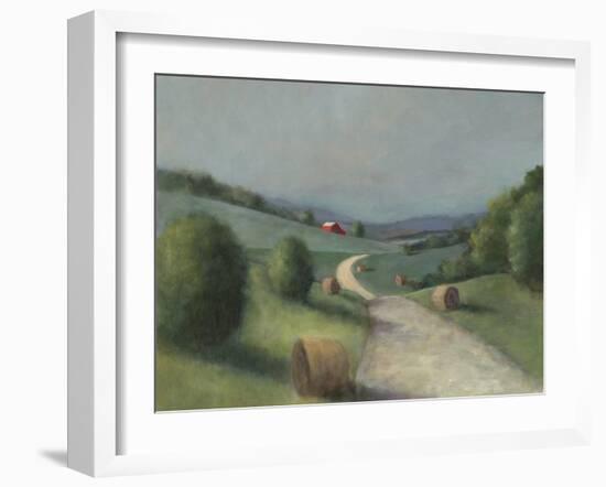 Rolling Farm I-David Swanagin-Framed Art Print