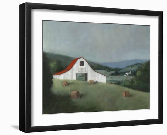 Rolling Farm II-David Swanagin-Framed Art Print