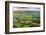 Rolling fields near Llangorse, Brecon Beacons National Park, Powys, Wales, UK. Autumn (October) 200-Adam Burton-Framed Photographic Print