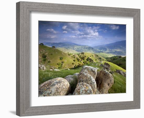 Rolling Green Hills of Central California No.2-Ian Shive-Framed Photographic Print