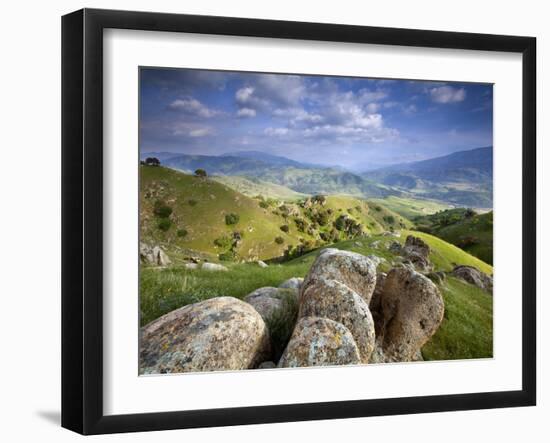 Rolling Green Hills of Central California No.2-Ian Shive-Framed Photographic Print