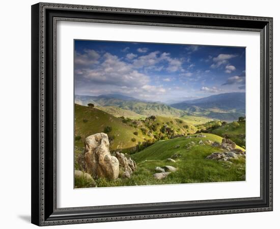 Rolling Green Hills of Central California No.4-Ian Shive-Framed Photographic Print