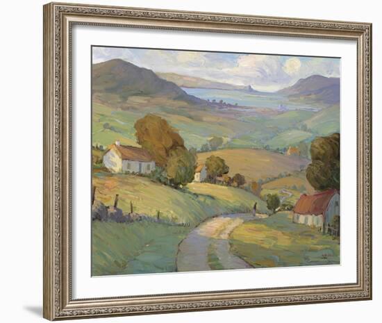 Rolling Hills and Ocean-Hugh O'neill-Framed Giclee Print