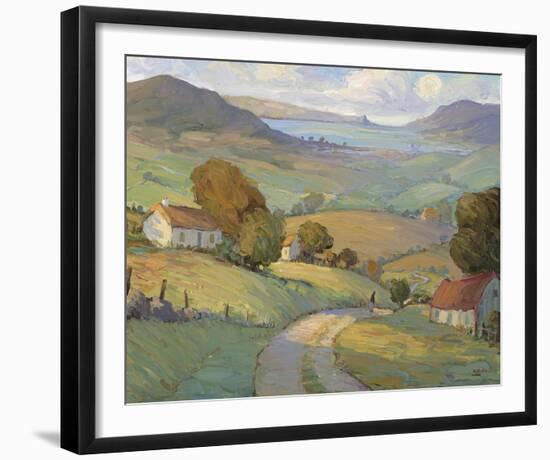 Rolling Hills and Ocean-Hugh O'neill-Framed Giclee Print