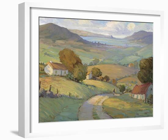 Rolling Hills and Ocean-Hugh O'neill-Framed Giclee Print