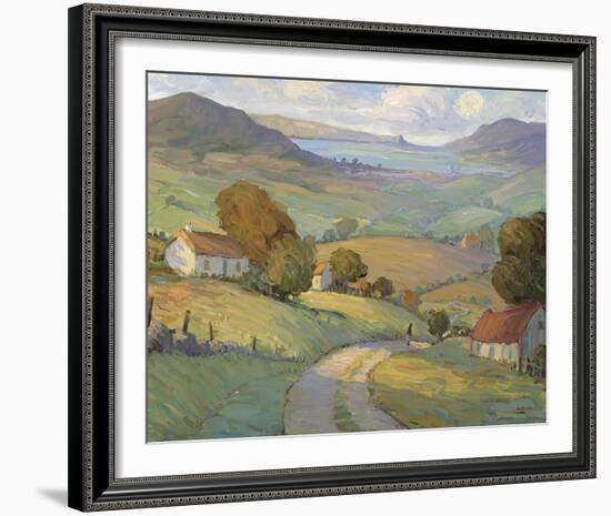 Rolling Hills and Ocean-Hugh O'neill-Framed Giclee Print