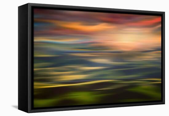 Rolling Hills at Sunset Copy-Ursula Abresch-Framed Premier Image Canvas