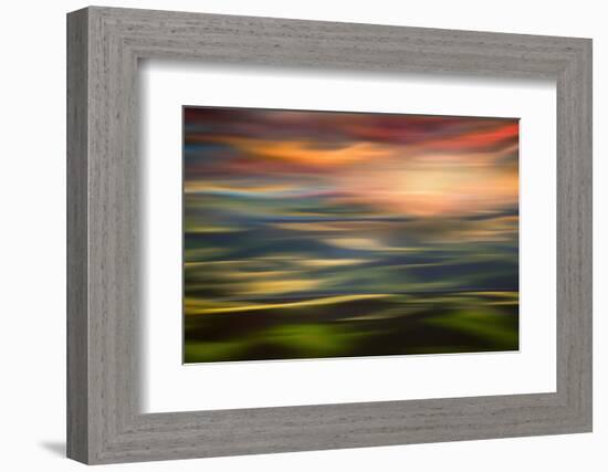 Rolling Hills at Sunset Copy-Ursula Abresch-Framed Photographic Print