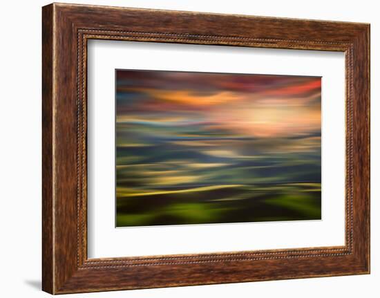 Rolling Hills at Sunset Copy-Ursula Abresch-Framed Photographic Print