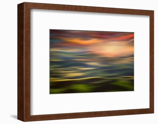 Rolling Hills at Sunset Copy-Ursula Abresch-Framed Photographic Print