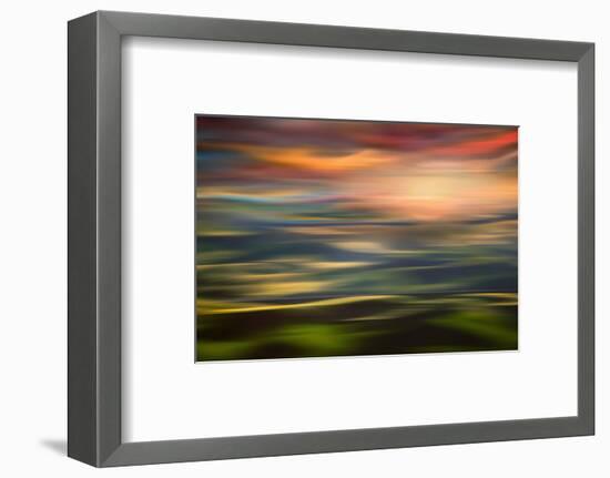 Rolling Hills at Sunset Copy-Ursula Abresch-Framed Photographic Print