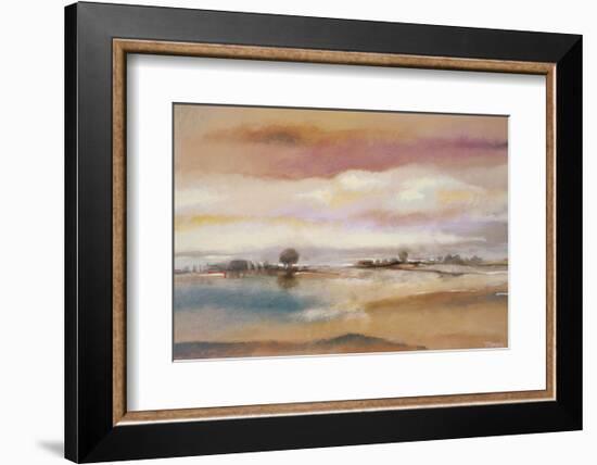 Rolling Hills I-T^ J^ Bridge-Framed Art Print