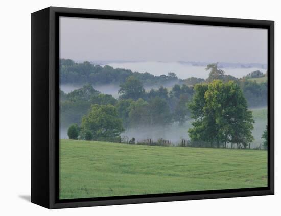 Rolling Hills of the Bluegrass Region at Sunrise, Kentucky, USA-Adam Jones-Framed Premier Image Canvas