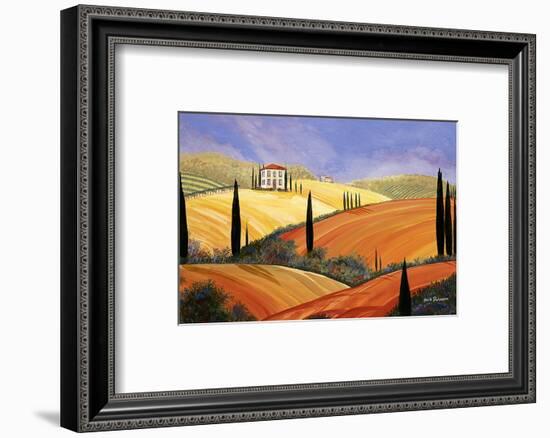 Rolling Hills Of Tuscany-Herb Dickinson-Framed Photographic Print