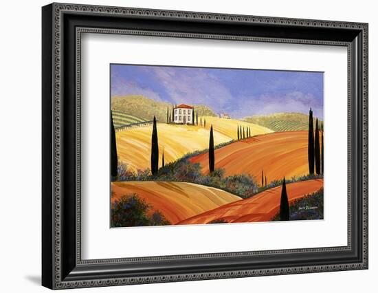 Rolling Hills Of Tuscany-Herb Dickinson-Framed Photographic Print