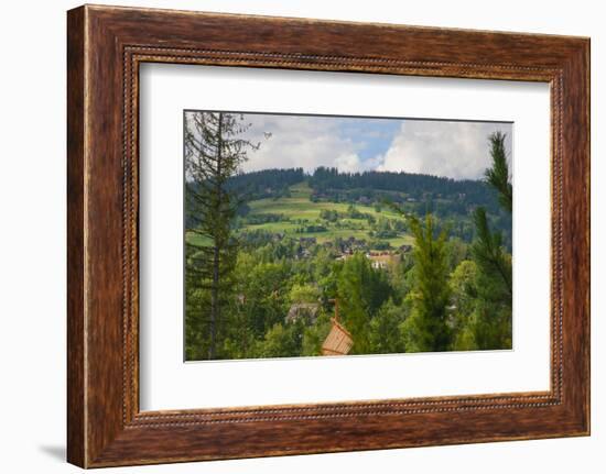 Rolling hills of Zakopane, a resort town in southern Poland in the Tatra Mountains.-Mallorie Ostrowitz-Framed Photographic Print