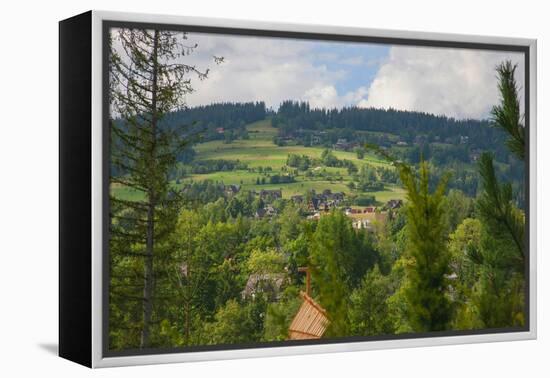 Rolling hills of Zakopane, a resort town in southern Poland in the Tatra Mountains.-Mallorie Ostrowitz-Framed Premier Image Canvas