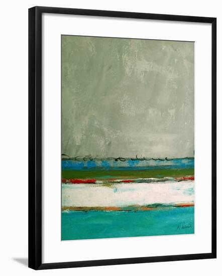 Rolling On The Blue-Ruth Palmer-Framed Art Print