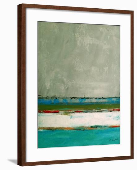 Rolling On The Blue-Ruth Palmer-Framed Art Print