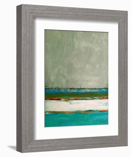 Rolling On The Blue-Ruth Palmer-Framed Premium Giclee Print