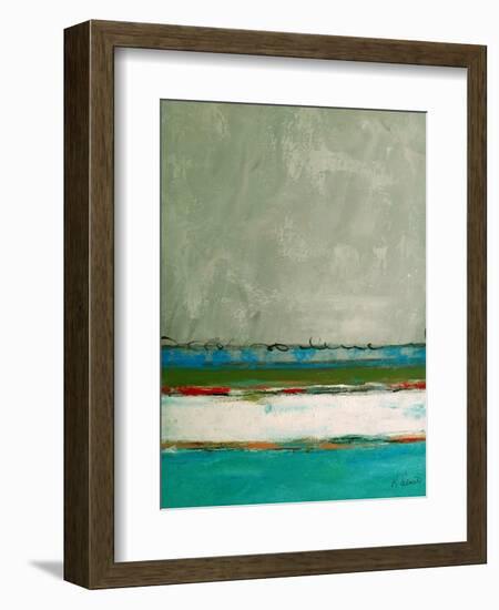 Rolling On The Blue-Ruth Palmer-Framed Premium Giclee Print