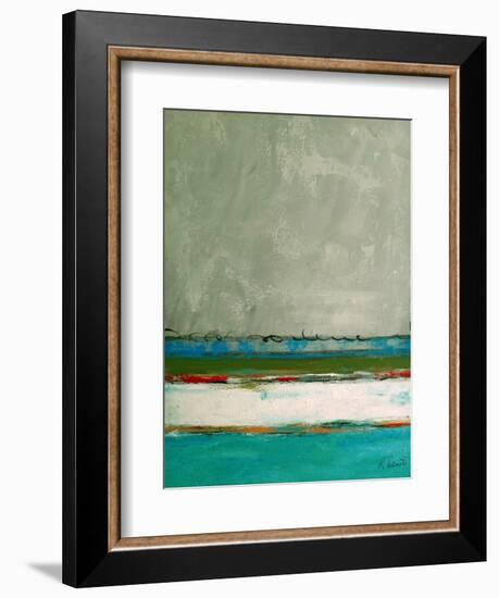 Rolling On The Blue-Ruth Palmer-Framed Premium Giclee Print