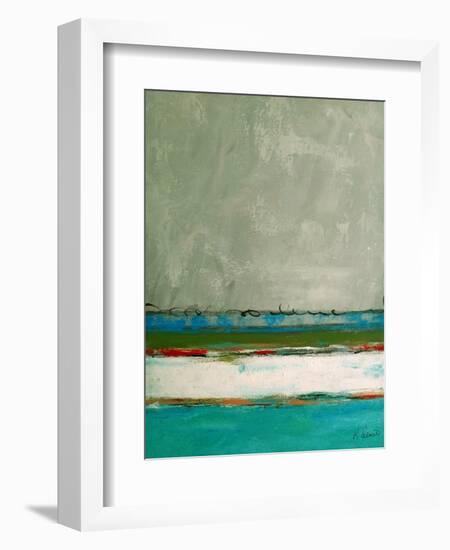 Rolling On The Blue-Ruth Palmer-Framed Premium Giclee Print